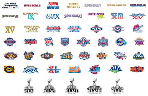 Every Super Bowl Logo From 1967 Present As If Color Ceased To Exist Every Super Bowl Logo From 1967 Present As If Color Ceased To Exist