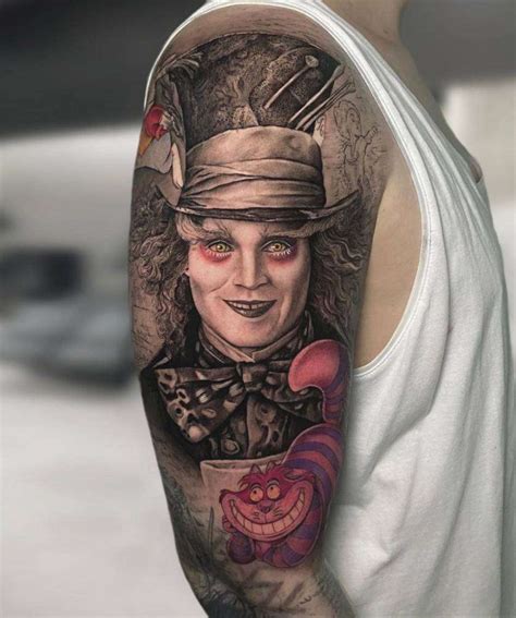 Evil Mad Hatter Tattoo