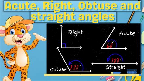 Examples Of Acute Obtuse And Right Angles