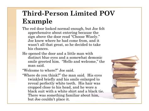 Examples Of Third Person Limited Point Of View Pandora Post