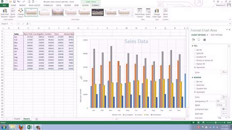 Excel Chart Grid Line