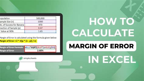 Excel Tips And Tricks How To Calculate Margin Of Error With Ease
