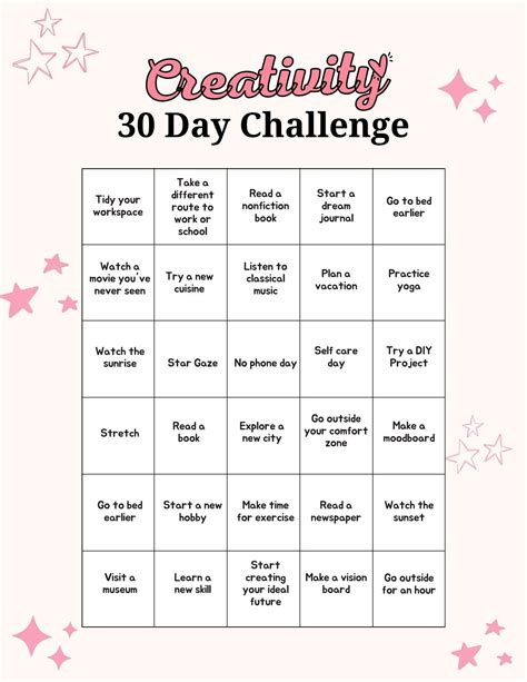 Explore Creativity With Creative Monthly Challenges