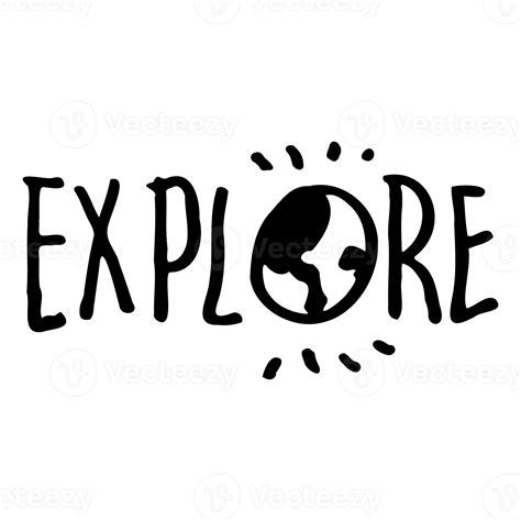 Explore Text Hand Drawn Illustration Design 11318152 Png