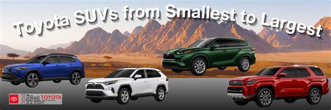 Explore Toyota Suvs From Smallest To Largest Toyota Of New Bern