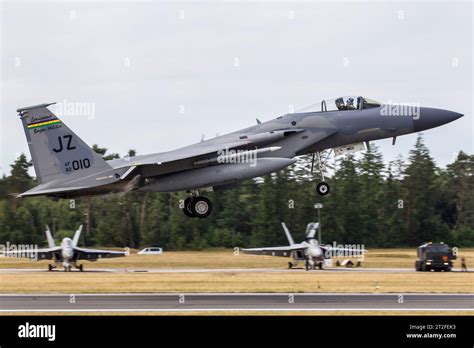 F 15C Of The Louisiana Air National Guard Departing Hohn Air Base