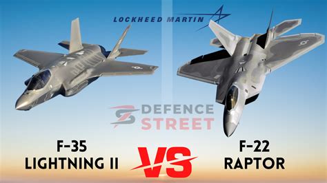 F 22 Raptor Vs F 35 Lightning Ii Comparison Bvr Dogfight Defence Street