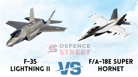 F 35 Lightning Ii Vs F A 18E Super Hornet Comparison Bvr Amp Dogfight