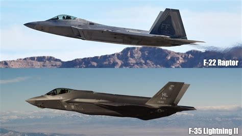 F35 Fighter Jet Vs F22