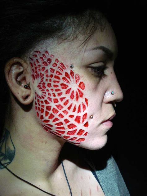 Facial Scarification Weird Picture Archive