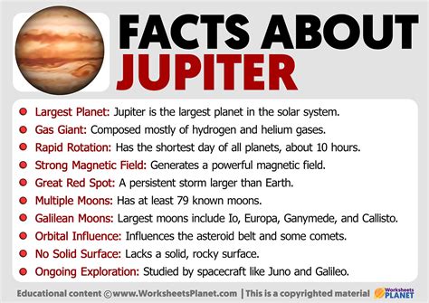 Facts About Jupiter 5 Facts About The Planet Jupiter Youtube