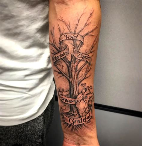 Family Tree Tattoos Arm