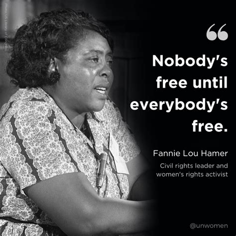 Fannie Lou Hamer Women In History Black History Black Power Quote Fannie Lou Hamer Women In History Black History Black Power Quote