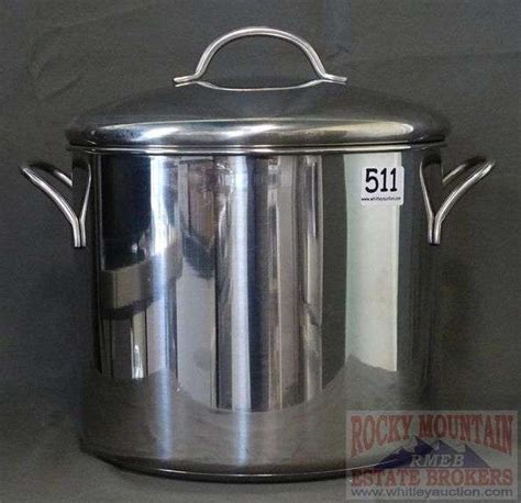 Farberware 12 Qt Stainless Steel Stock Pot W Lid Rocky Mountain
