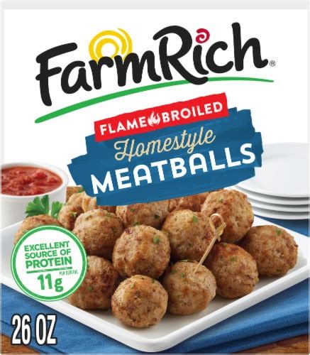 Farm Rich Fully Cooked Homestyle Meatballs Groceriesahead