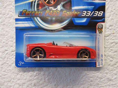 Faster Than Ever 2006 First Editions Hot Wheels Ferrari F430 Spider 033 M Ebay Faster Than Ever 2006 First Editions Hot Wheels Ferrari F430 Spider 033 M Ebay
