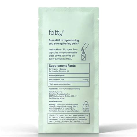 Fatty15 Refill 3 Mo Supply Great Lakes Health Wellness Amp Aesthetics