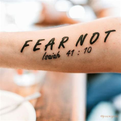 Fear Not Tattoo