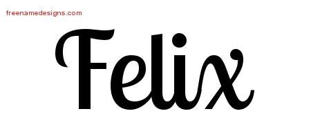Felix Name Tattoo Designs