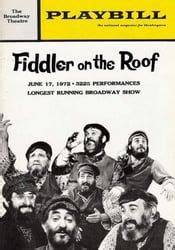 Fiddler On The Roof Original Broadway Production 1964 Ovrtur