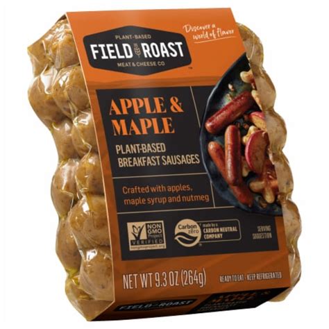 Field Roast Breakfast Sausage Plant Based Apple Maple