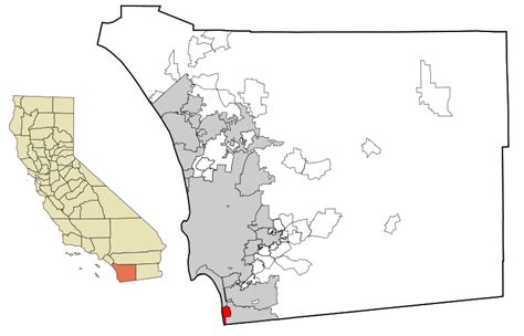 File San Diego County California Incorporated And Unincorporated Areas Camp Pendleton South Highlighted 0610561 Svg Wikimedia Commons