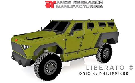 Filipino Made Anos Liberato Armored Light Tactical Vehicle Ready For