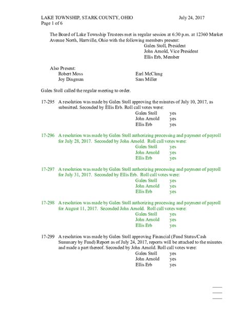 Fillable Online Lake Township Stark County Ohio Fax Email Print