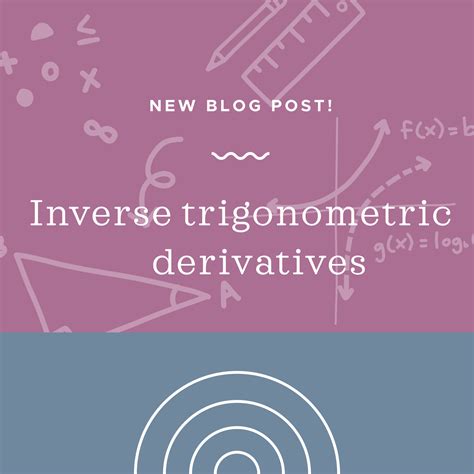 Finding Inverse Trig Derivatives Krista King Math Online Math Help