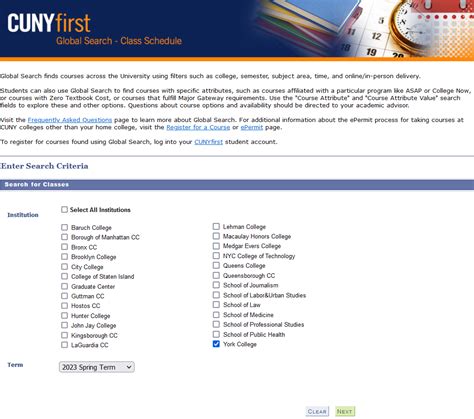 Finding Wi Courses On Cunyfirst Global Search Writing Across The