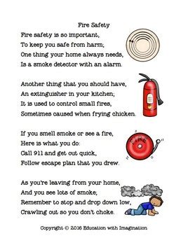 Fire Safety Rhyme Bundle Fire Safety Rhyme Bundle
