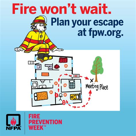 Fire Won T Wait Plan Your Escape 2022 Fire Prevention Week Canops