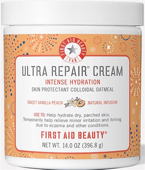 First Aid Beauty Ultra Repair Cream Sweet Vanilla Peach Ingredients