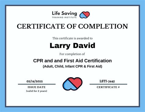 First Aid Certification Online