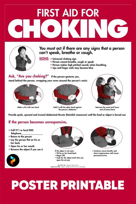 First Aid Choking Poster 10 Free Pdf Printables Printablee First Aid Choking Poster 10 Free Pdf Printables Printablee