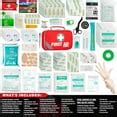 First Aid Kit 215 Pieces Bonus 43 Pieces Mini First Aid Kit