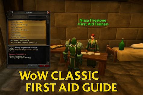 First Aid Wow Classic