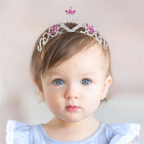 First Birthday Crown Newborn Crown Baby Girl Crown Headband Newborn Princess Crown Baby Tiara Newborn Rhinestone Crown Cake Smash Photo Prop Etsy