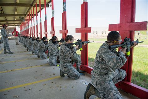 First Bmt Trainees Experience M 4 Training Qualification Air Force Article Display