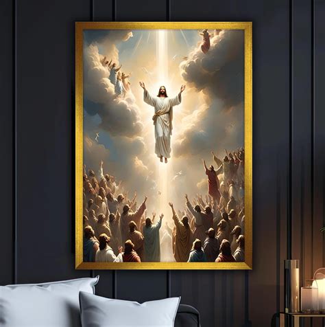 First Day In Heaven Jesus Christ Canvas Painting Unframed 8X12 Inch Wall Art Religious Decor My First Paint First Day In Heaven Jesus Christ Canvas Painting Unframed 8X12 Inch Wall Art Religious Decor My First Paint