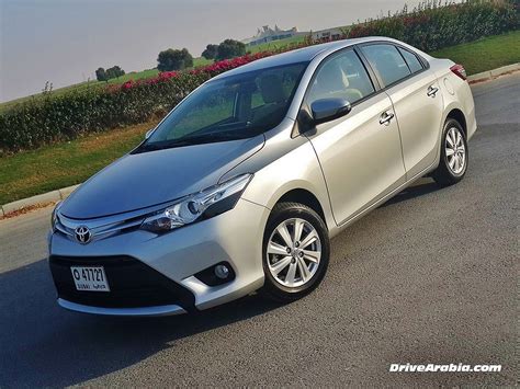 First Drive 2014 Toyota Yaris Sedan In The Uae Drivearabia Uae Ksa Gcc