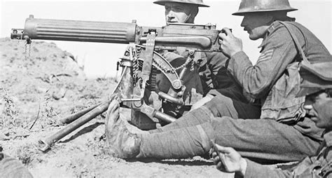 First World War Com Weapons Of War Machine Guns
