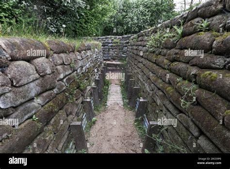 First World War Trenches Known As The Yorkshire Trenches Ypres