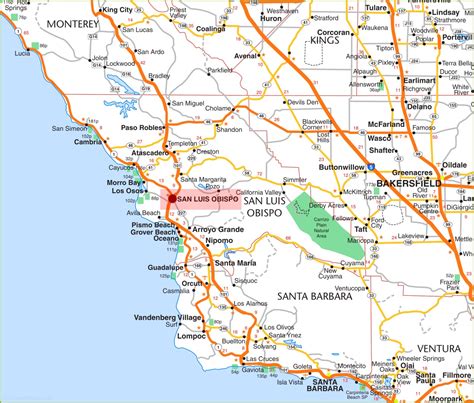 Five Cities Map San Luis Obispo County Files Pdf And Ai Editabl Five Cities Map San Luis Obispo County Files Pdf And Ai Editabl