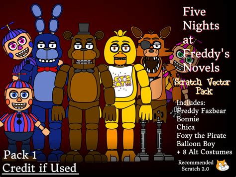 Five Nights At Freddy Amp 39 S Scratch Vector Pack By Rustyreddo On Deviantart