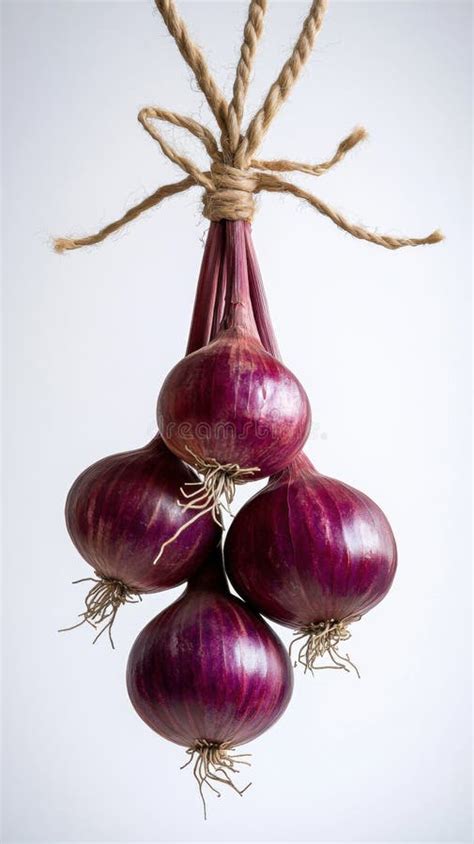 Five Red Onions Stock Image Image Of Shadow Vegetable 24687983