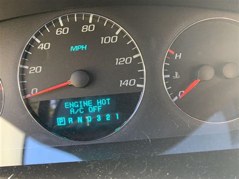Fixing 2007 Chevy Impala Dash Code Says Engine Hot Ac Off Youtube