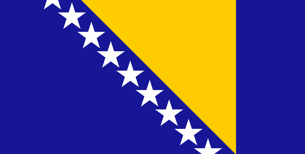 Flag Of Bosnia And Herzegovina Image Brief History Of The Flag Flag Of Bosnia And Herzegovina Image Brief History Of The Flag