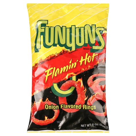 Flamin Hot Funyuns Steakhouse Onion Flavored Onion Flavored Rings Fritolay Funyuns Flamin Hot Funyuns Steakhouse Onion Flavored Onion Flavored Rings Fritolay Funyuns