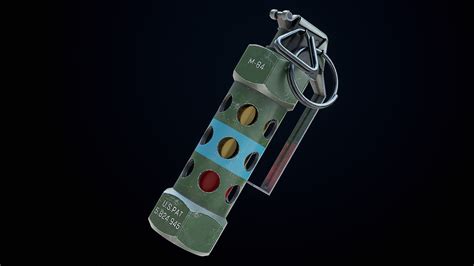 Flash Grenade Pbr 3D Model By Locus Models